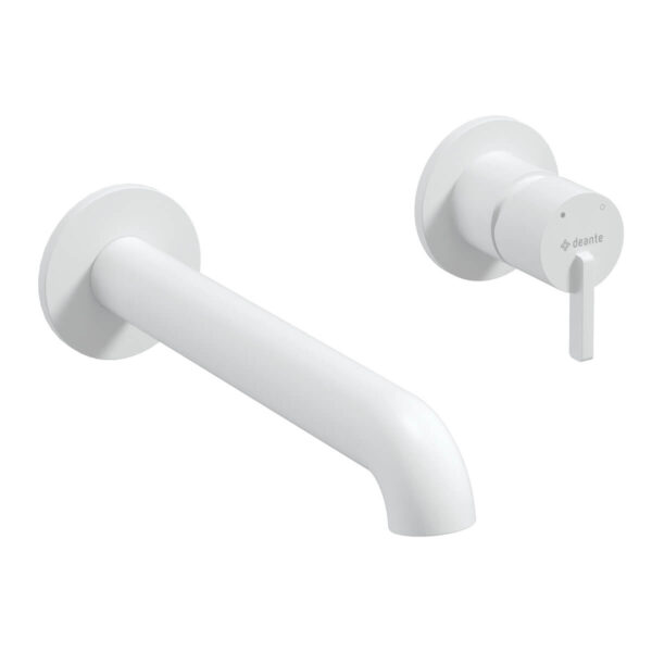 Valge-seinapealne-valamusegisti-Deante-Silia-20.8-cm,-messing