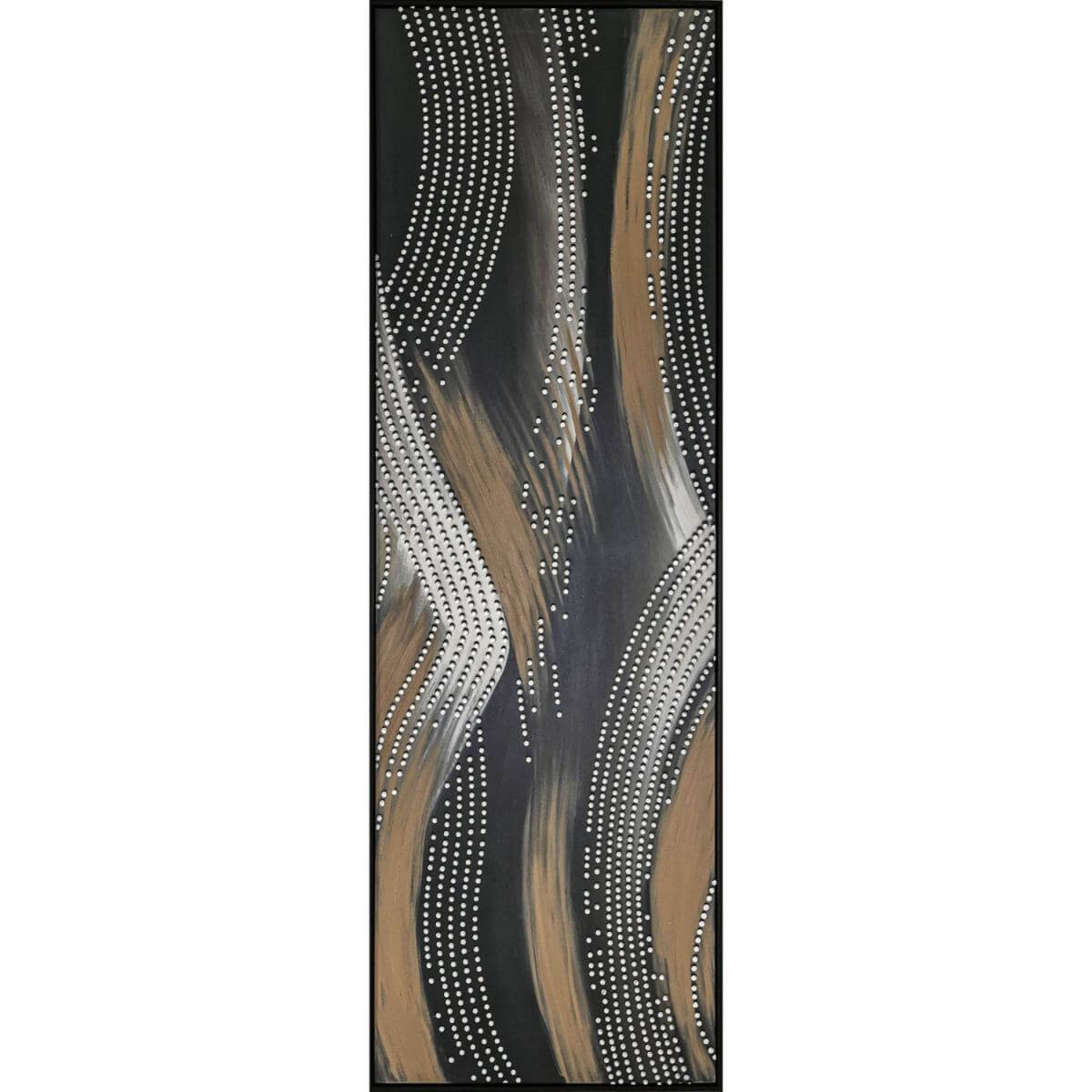 Käsitöö-tekstuurmaal-Dots-50x150-cm,-raamiga