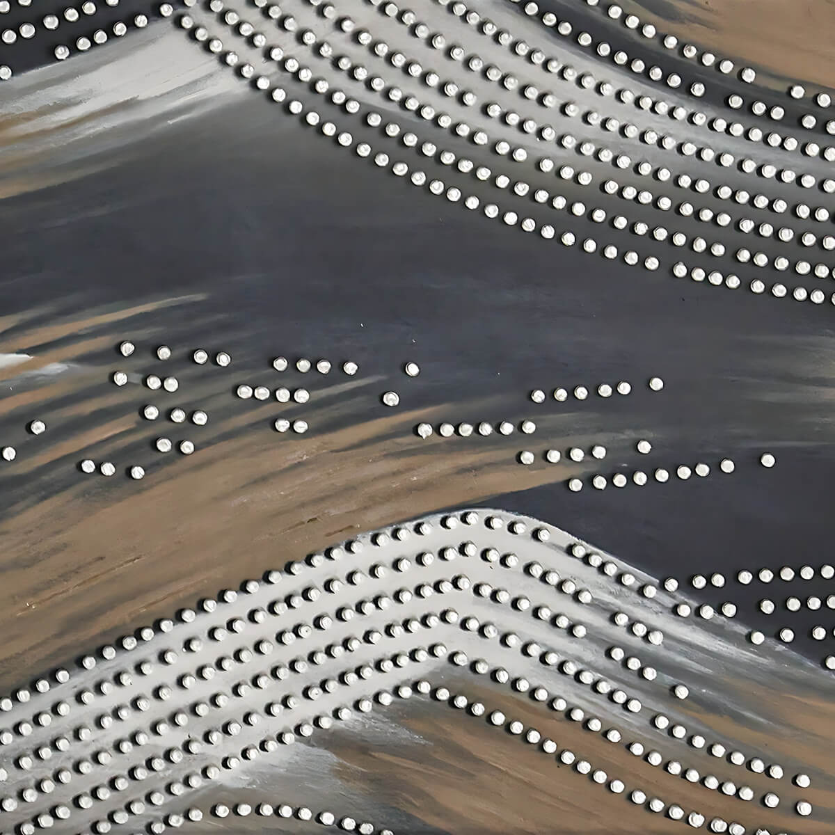 Käsitöö-tekstuurmaal-Dots-50x150-cm,-raamiga-7