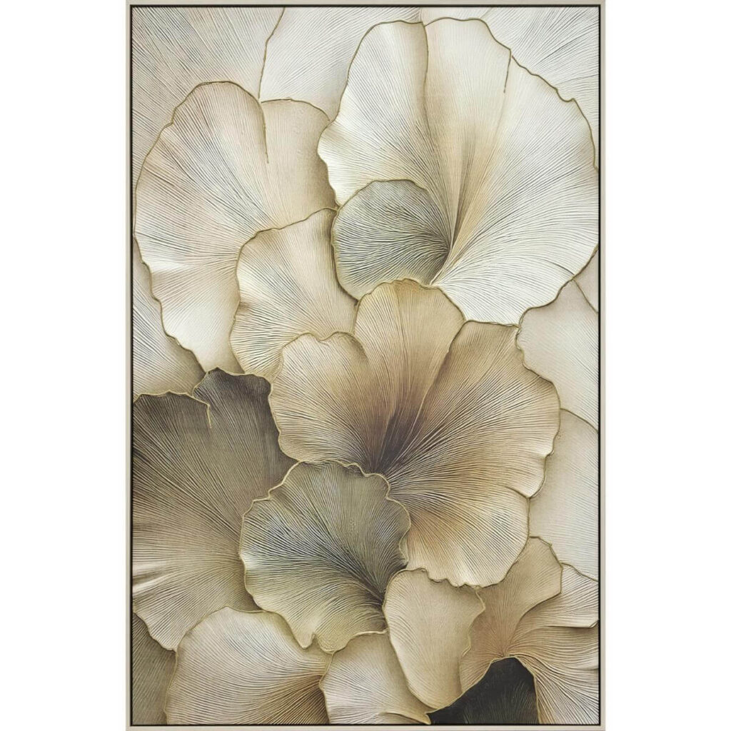 Käsitööviimistlusega-seinapilt-Petals-80x120-cm,-raamiga