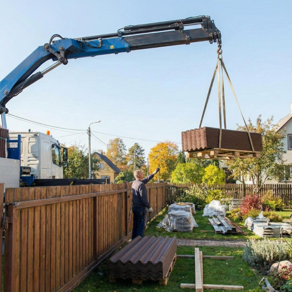 Kraanaga-veok-tõstab-eterniidi-aluseid-eramaja-hoovi