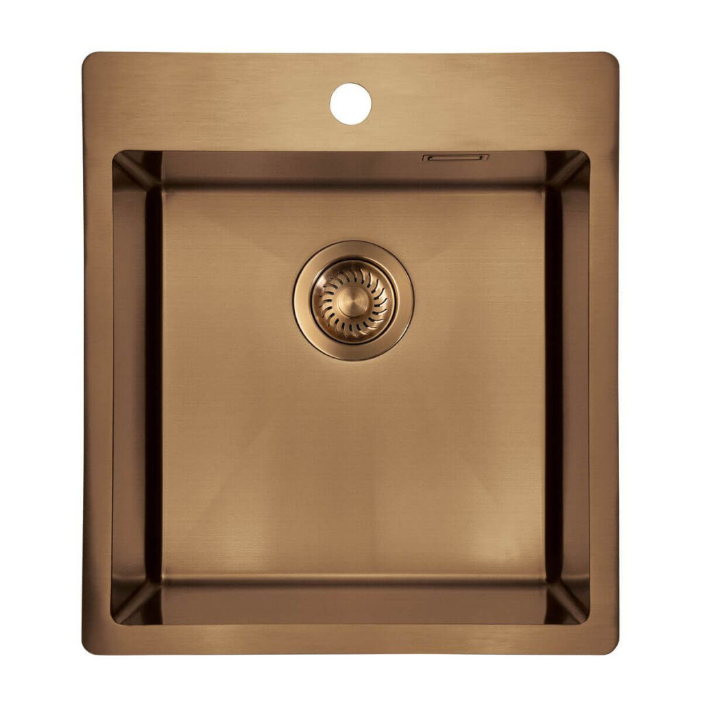 Köögivalamu-Olfato-Precious-45×50-cm,-integreeritav,-harjatud-pronks-roostevaba-teras