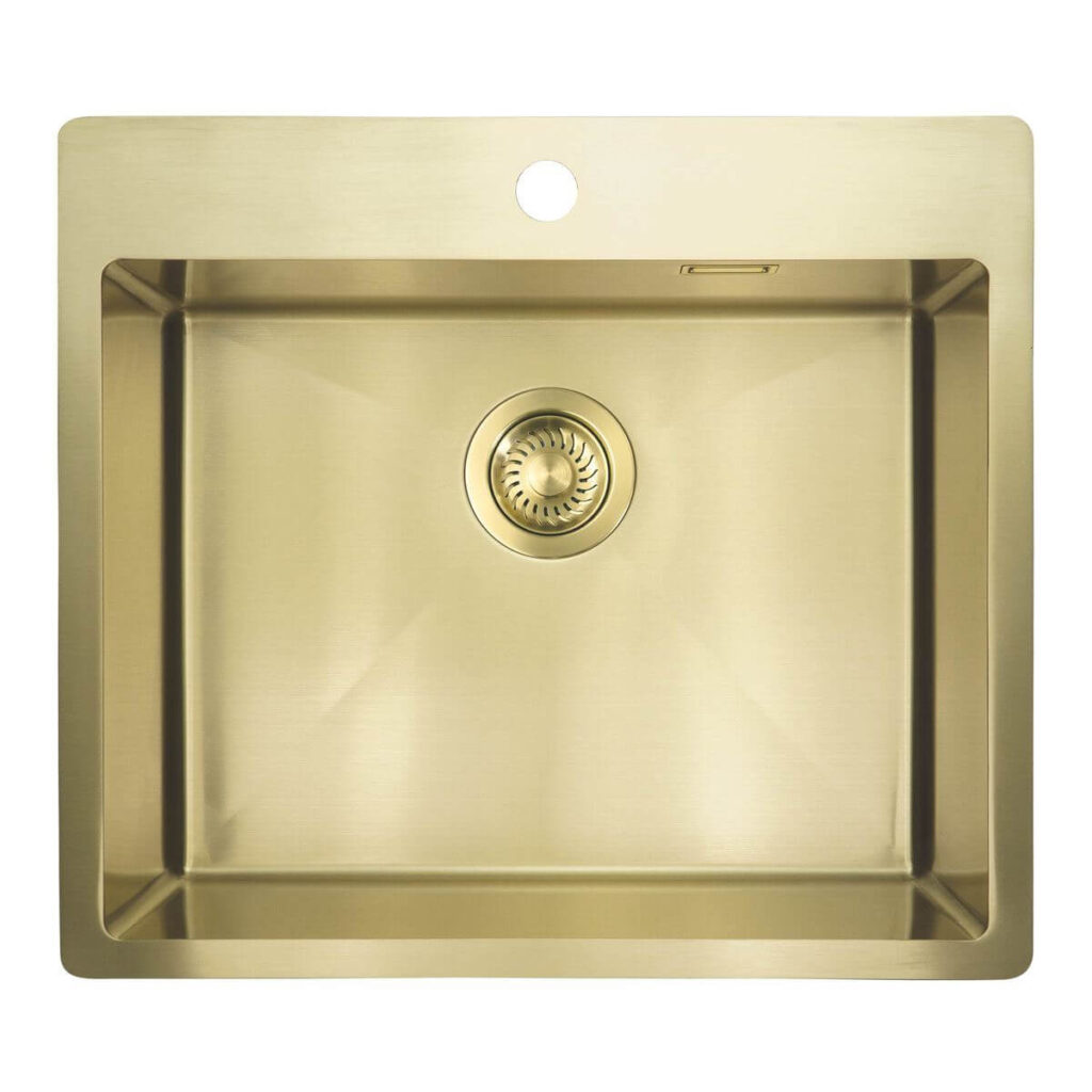 Köögivalamu-Olfato-Precious-55x50-cm,-integreeritav,-harjatud-kuld-roostevaba-teras