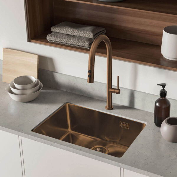 Köögivalamu-Olfato-Precious-55x50-cm,-integreeritav,-harjatud-pronks-roostevaba-teras-2