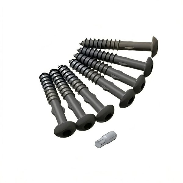 Värvitud-Cedral-voodrilaua-kruvid-4,8-x-38-mm-C18-Kiltkivihall,-100-tk,-4043204