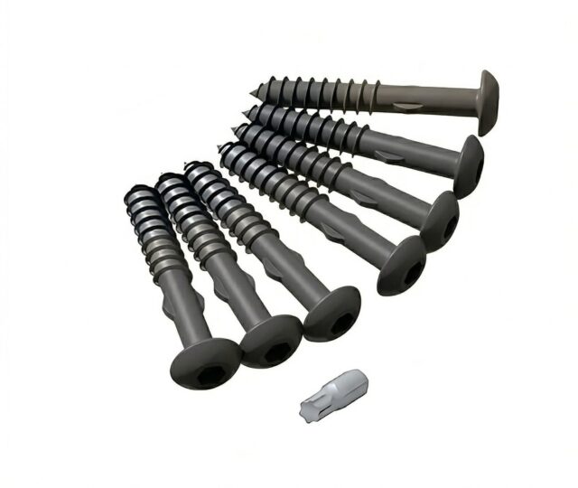 Värvitud-Cedral-voodrilaua-kruvid-4,8-x-38-mm-C18-Kiltkivihall,-100-tk,-4043204