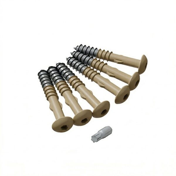 Värvitud-Cedral-voodrilaua-kruvid-4,8-x-38-mm-C71-Liivakollane,-100-tk,-4051394