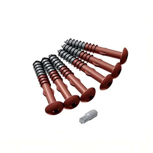 Värvitud-Cedral-voodrilaua-kruvid-4,8-x-38-mm-C72-telliskivipunane,-100-tk,-4051395