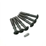 Värvitud-Cedral-voodrilaua-kruvid-4,8-x-38-mm-C75-Metallroheline,-100-tk,-4051398
