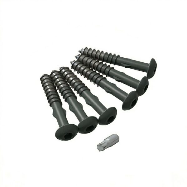 Värvitud-Cedral-voodrilaua-kruvid-4,8-x-38-mm-C75-Metallroheline,-100-tk,-4051398