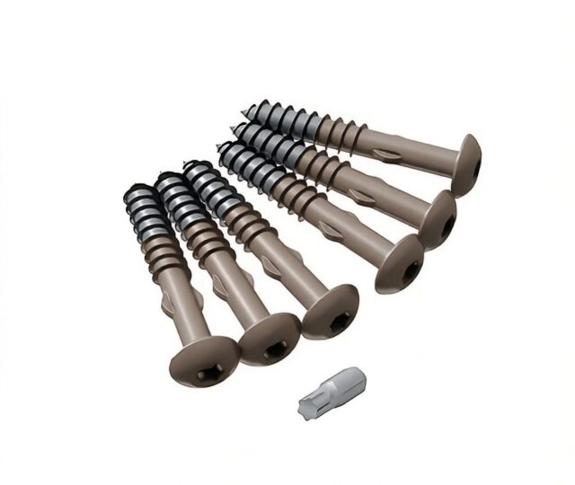 Värvitud-Cedral-voodrilaua-kruvid-4,8-x-38-mm-C78-Kakaopruun,-100-tk,-4051401