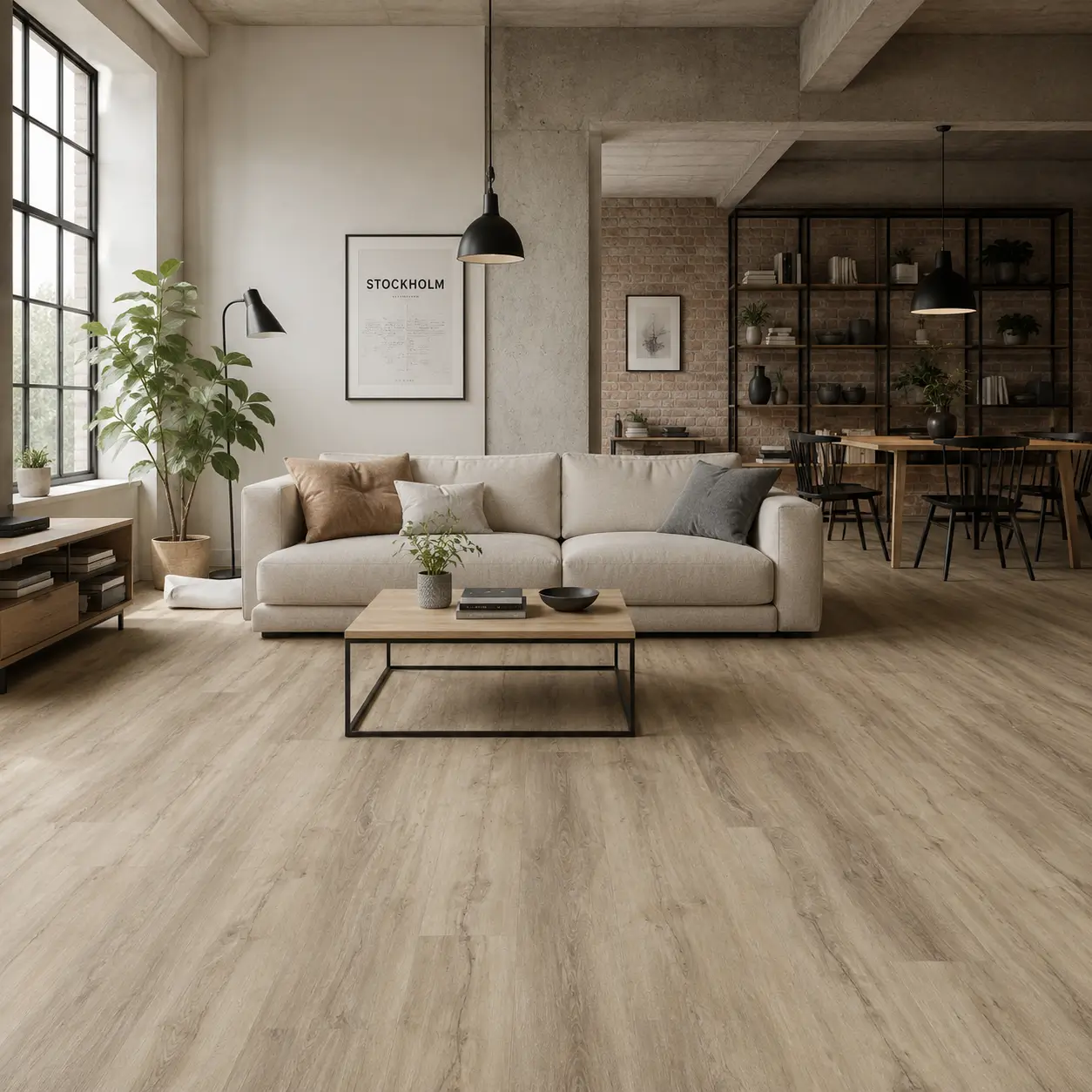 Vinüülparkett Thermofix PRO Meadow tamm 4.32 m², 1200 x 180 mm, liimitav - Pilt 3