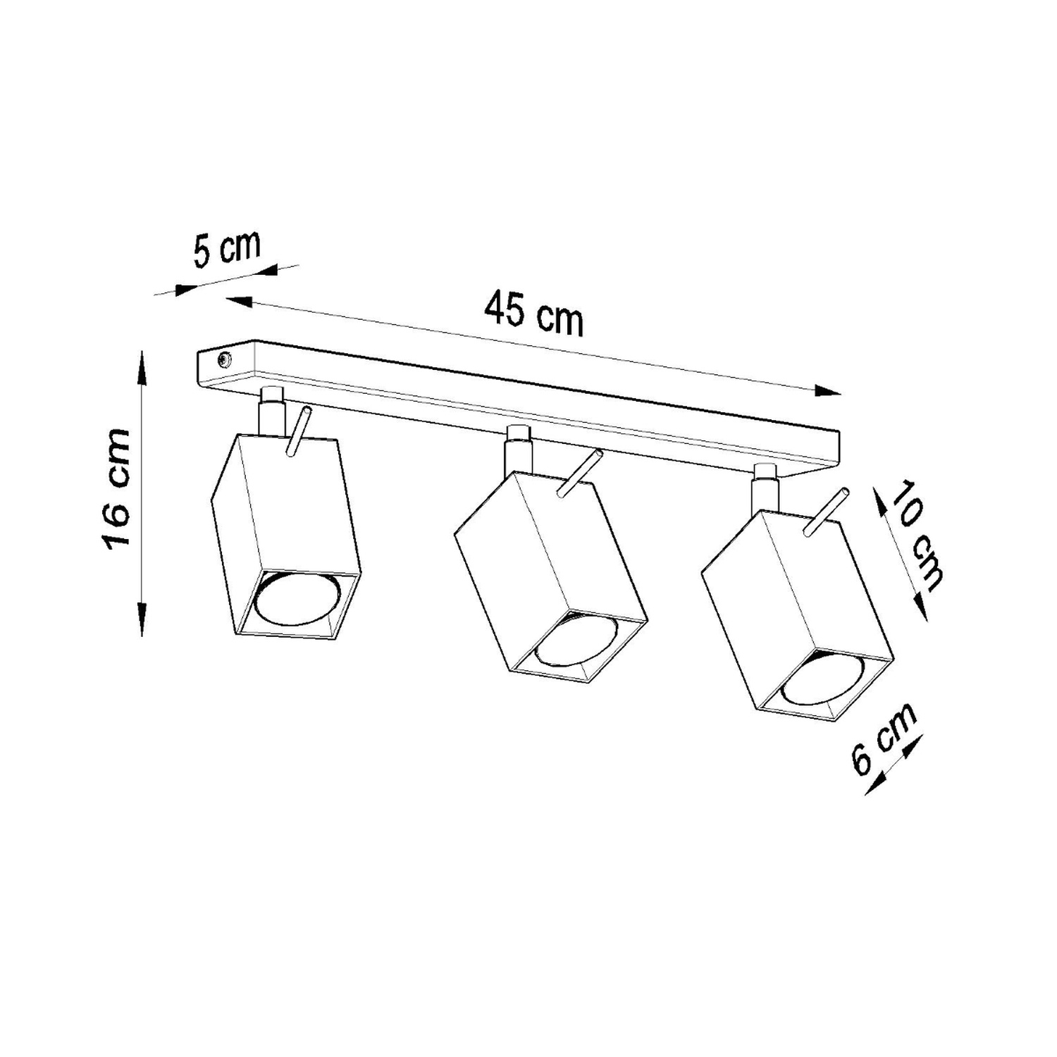Laevalgusti MERIDA 3 must - Pilt 5