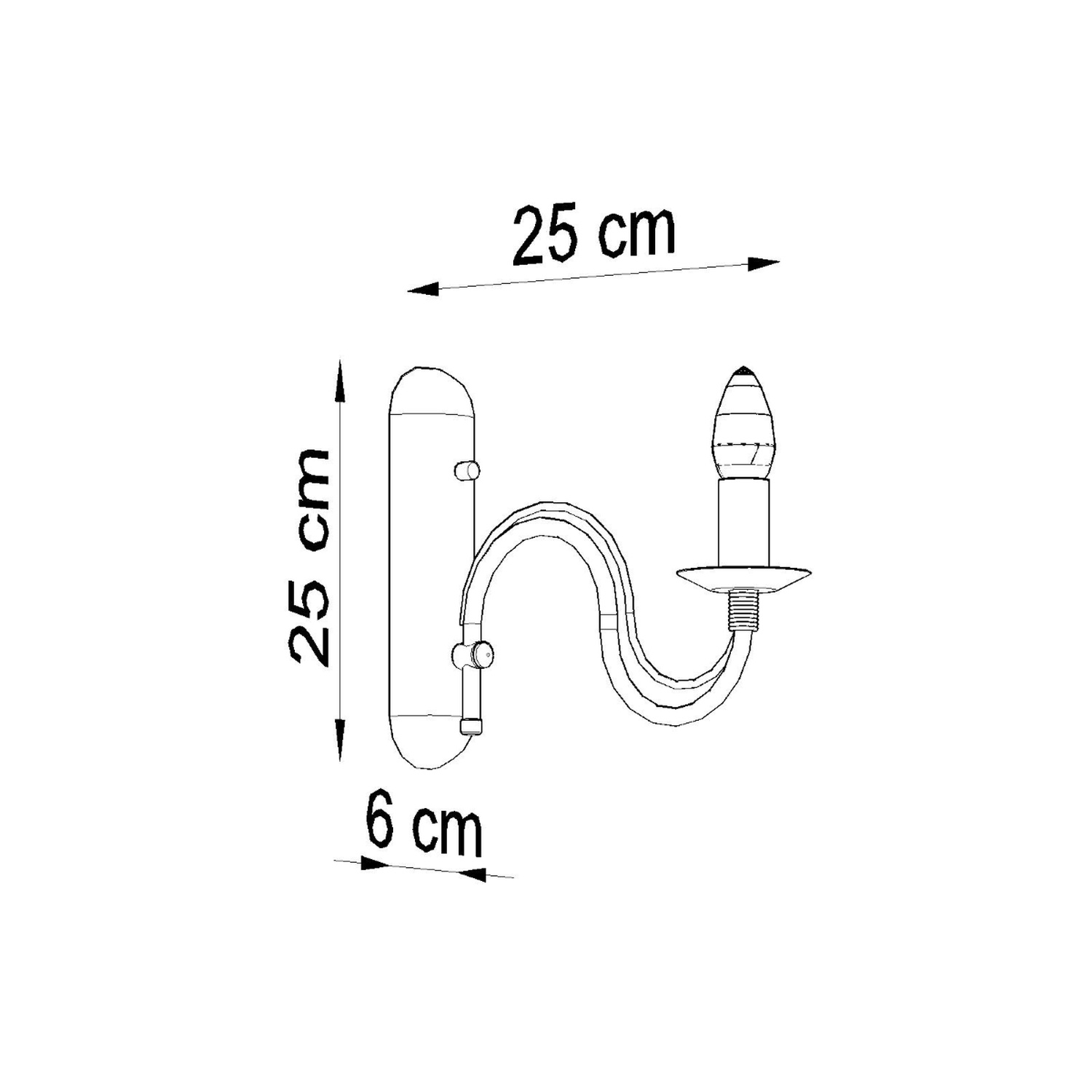 Seinalamp MINERWA valge - Pilt 5