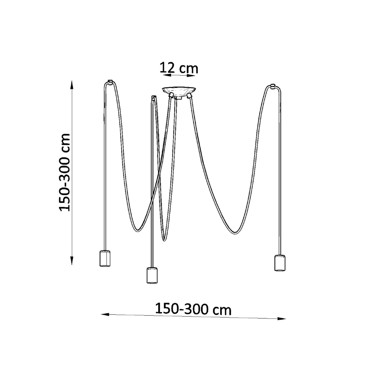 Lühter EDISON 3 must - Pilt 5