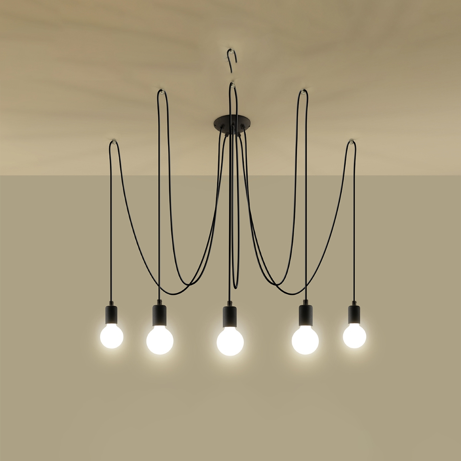 Lühter EDISON 5 must - Pilt 4