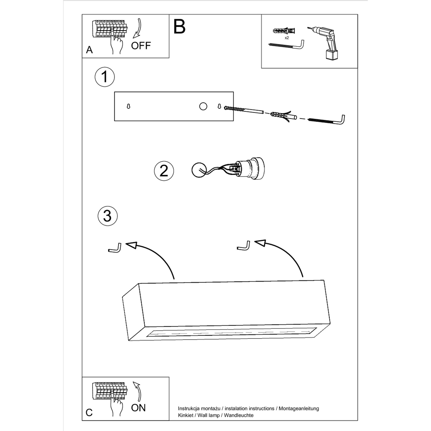 Seinalamp keraamiline VEGA must - Pilt 6