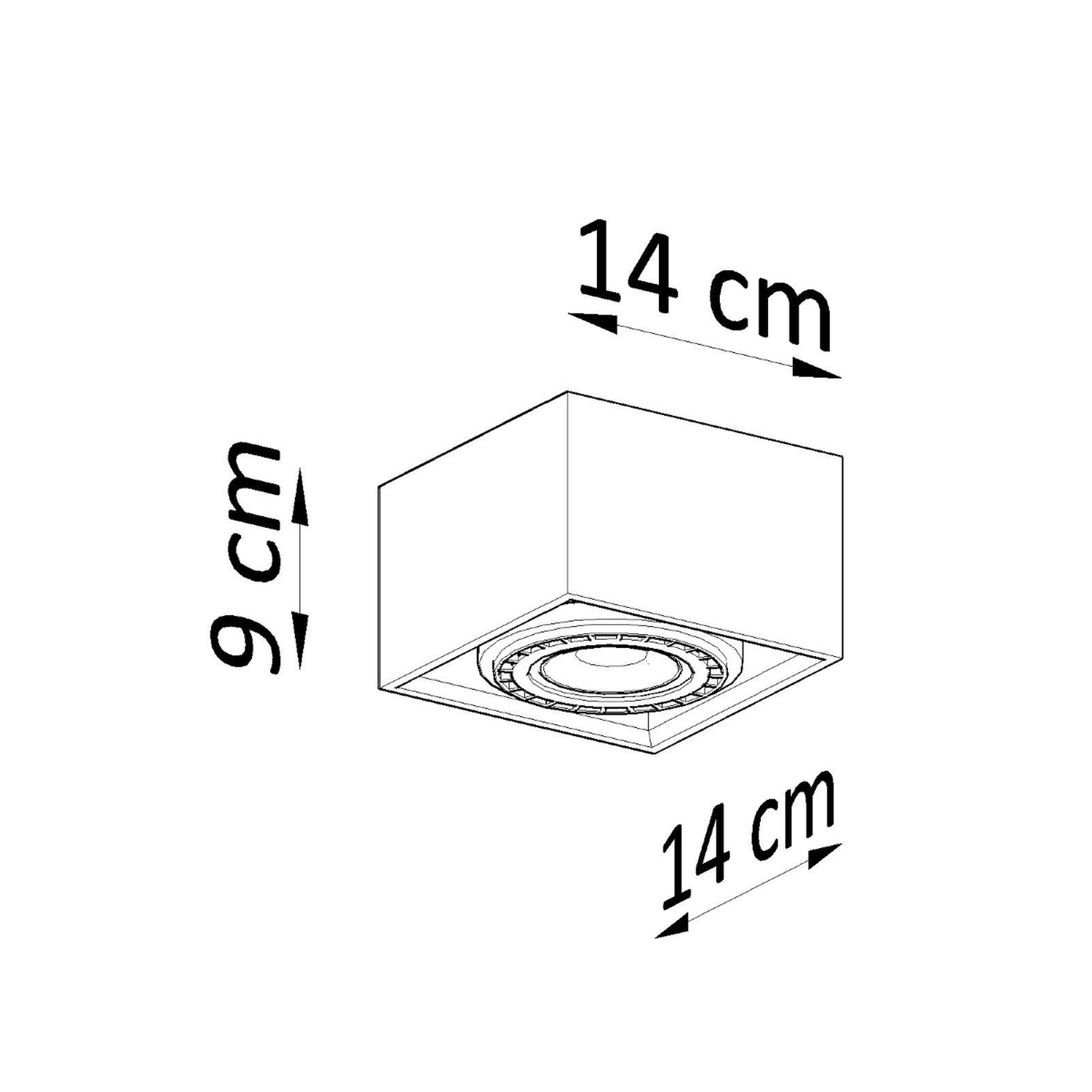 Laevalgusti QUATRO 1 betoon - Pilt 5