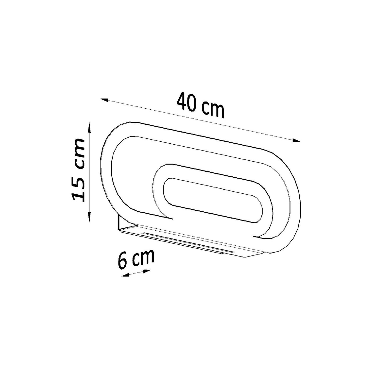 Seinalamp SACCON valge - Pilt 5