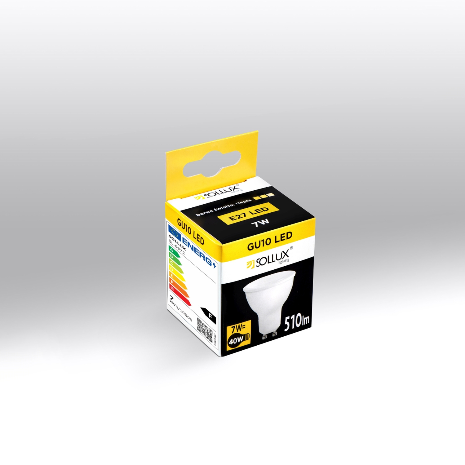 LED-pirn GU10 3000K 7W 510lm - Pilt 4