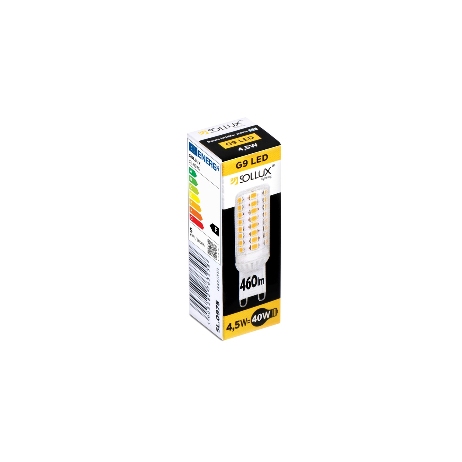 LED-pirn G9 4000K 4,5W 460lm - Pilt 3