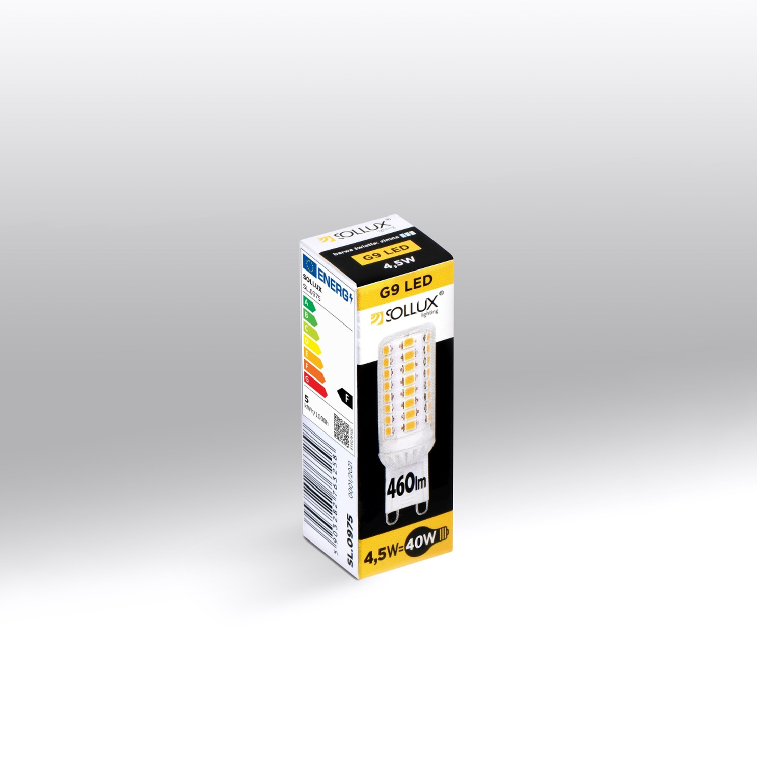 LED-pirn G9 4000K 4,5W 460lm - Pilt 4