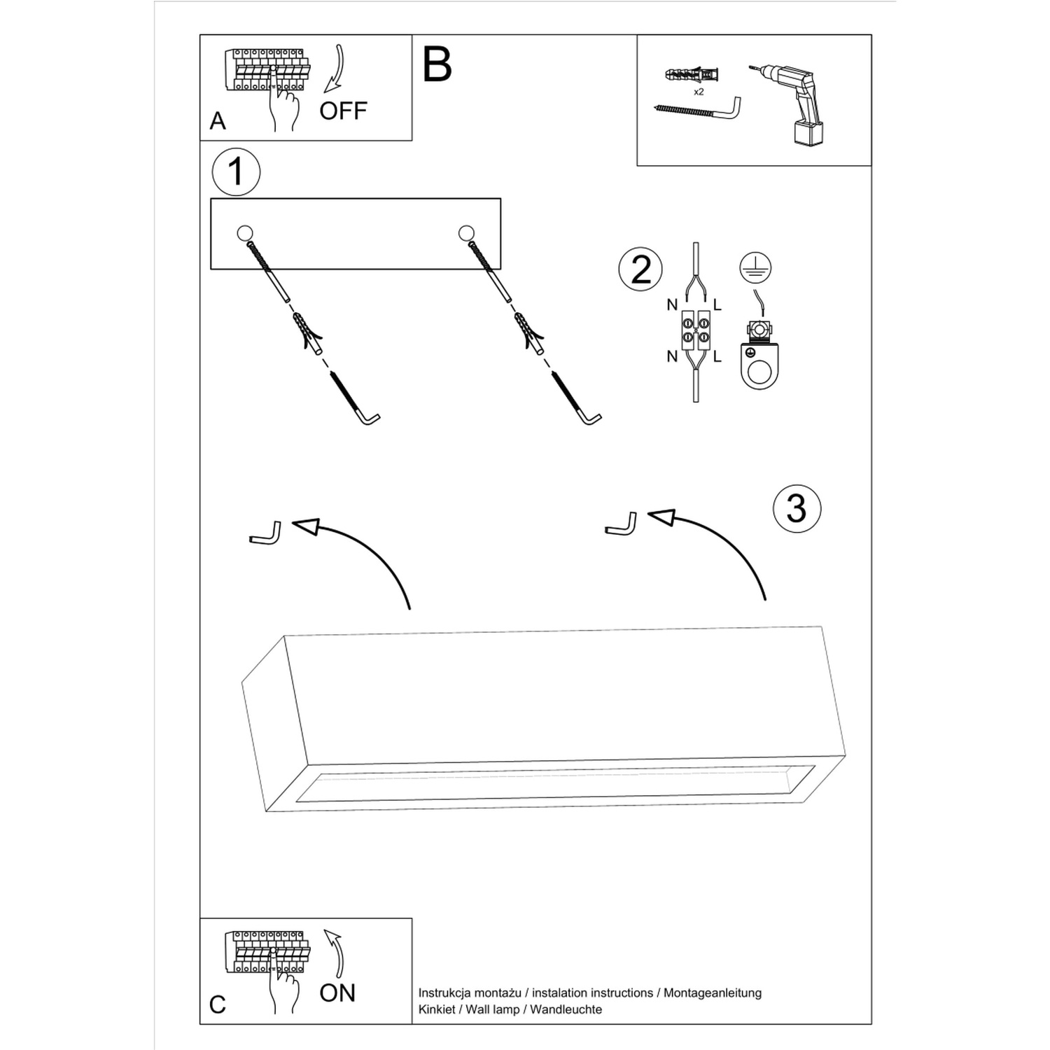 Seinalamp VEGA 50 betoonist - Pilt 6