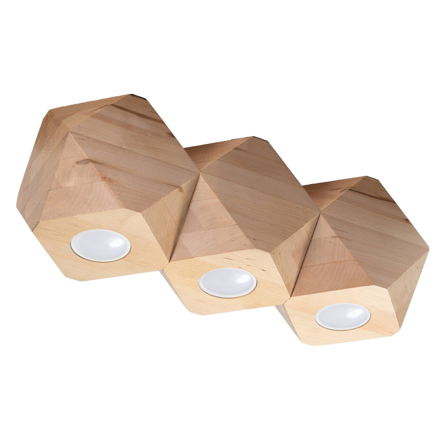 Laevalgusti WOODY 3 naturaalne puit - Pilt 1