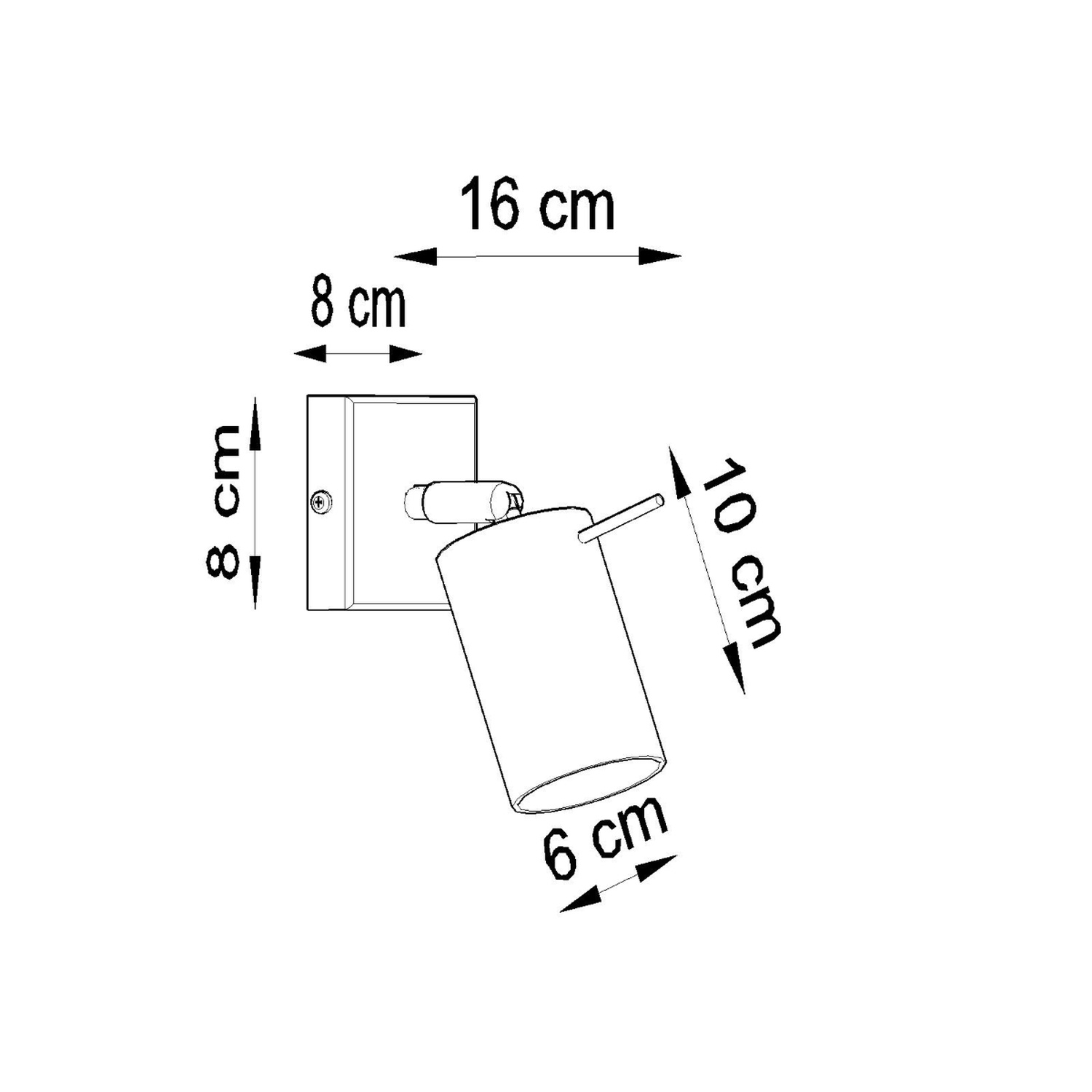 Seinalamp RING valge koos lülitiga - Pilt 5