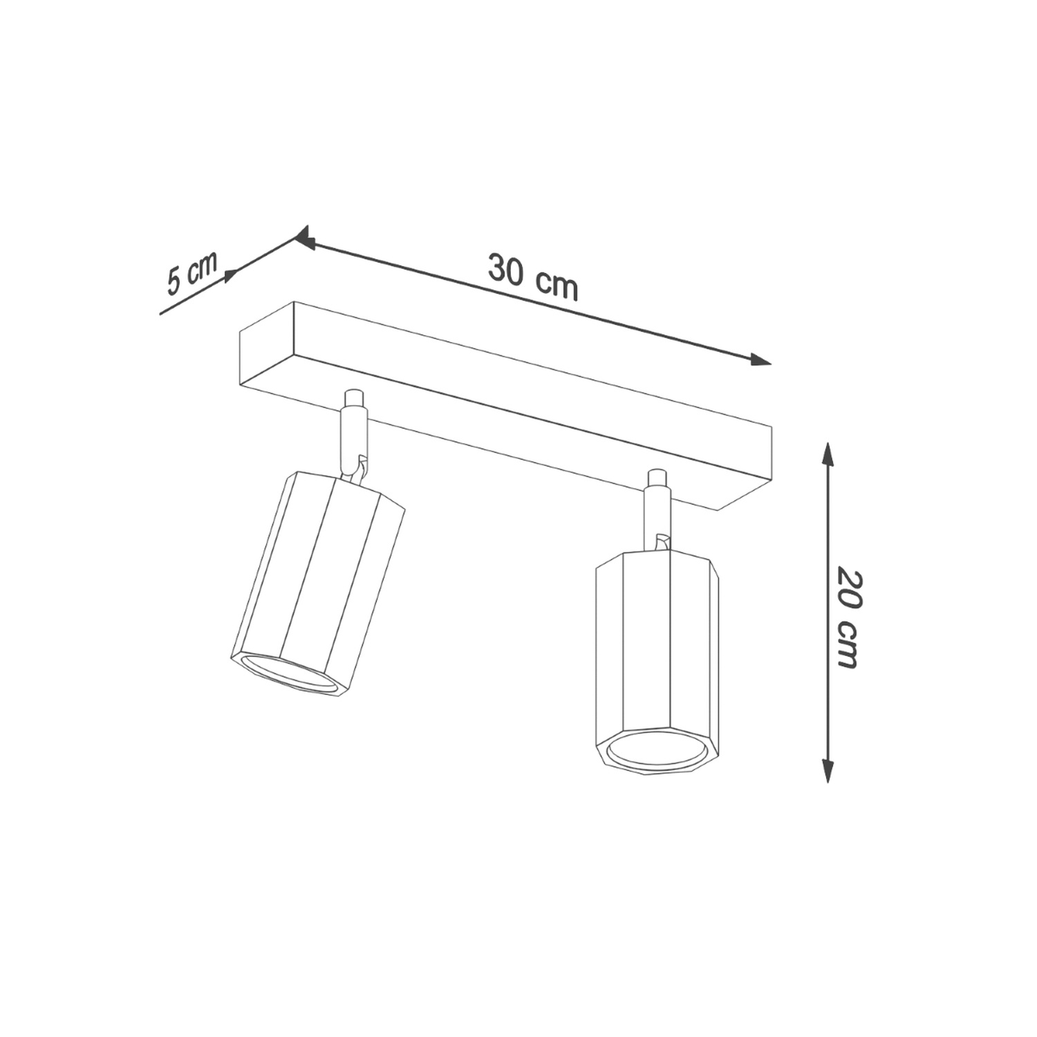 Laevalgusti ZEKE 2 tammepuust - Pilt 5