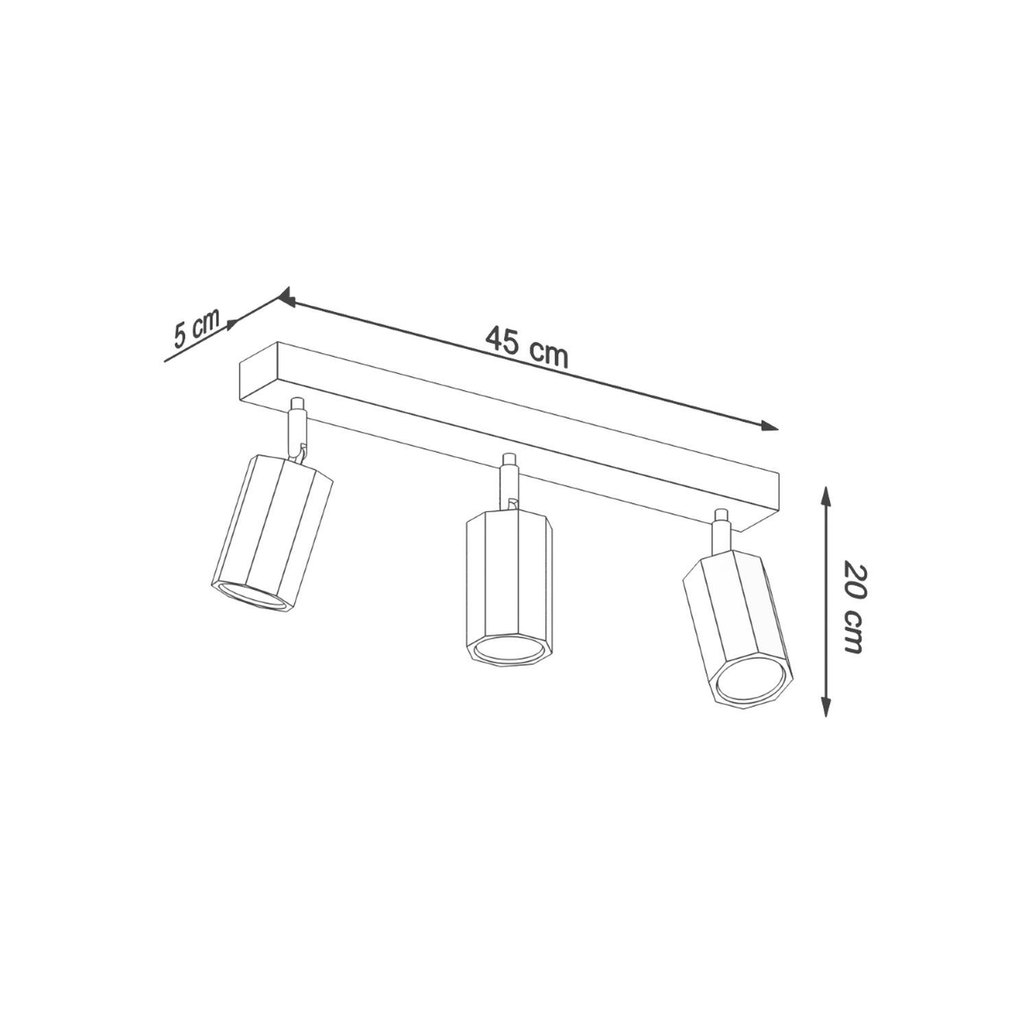 Laevalgusti ZEKE 3 tammepuust - Pilt 5