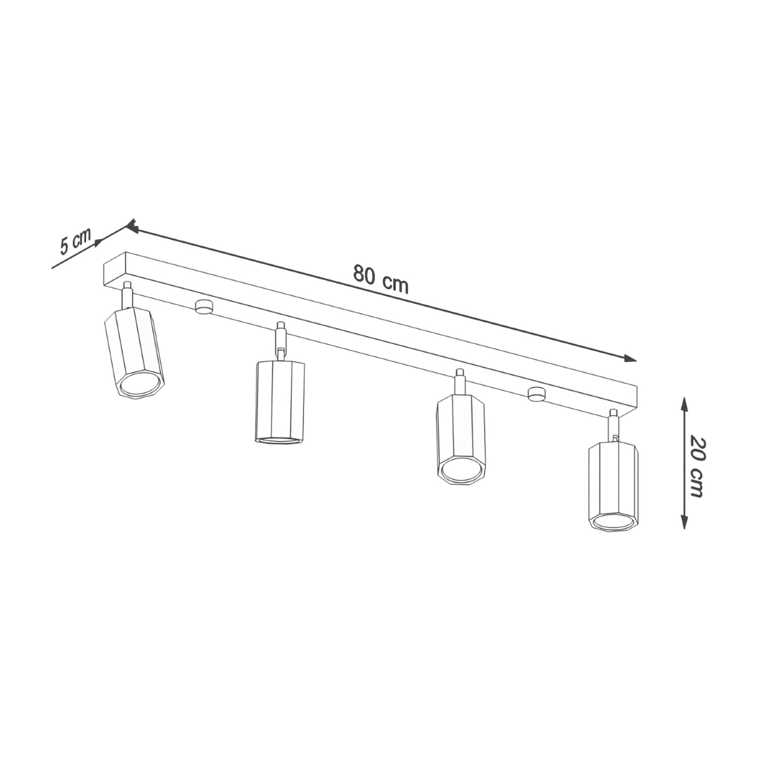 Laevalgusti ZEKE 4 tammepuust - Pilt 5