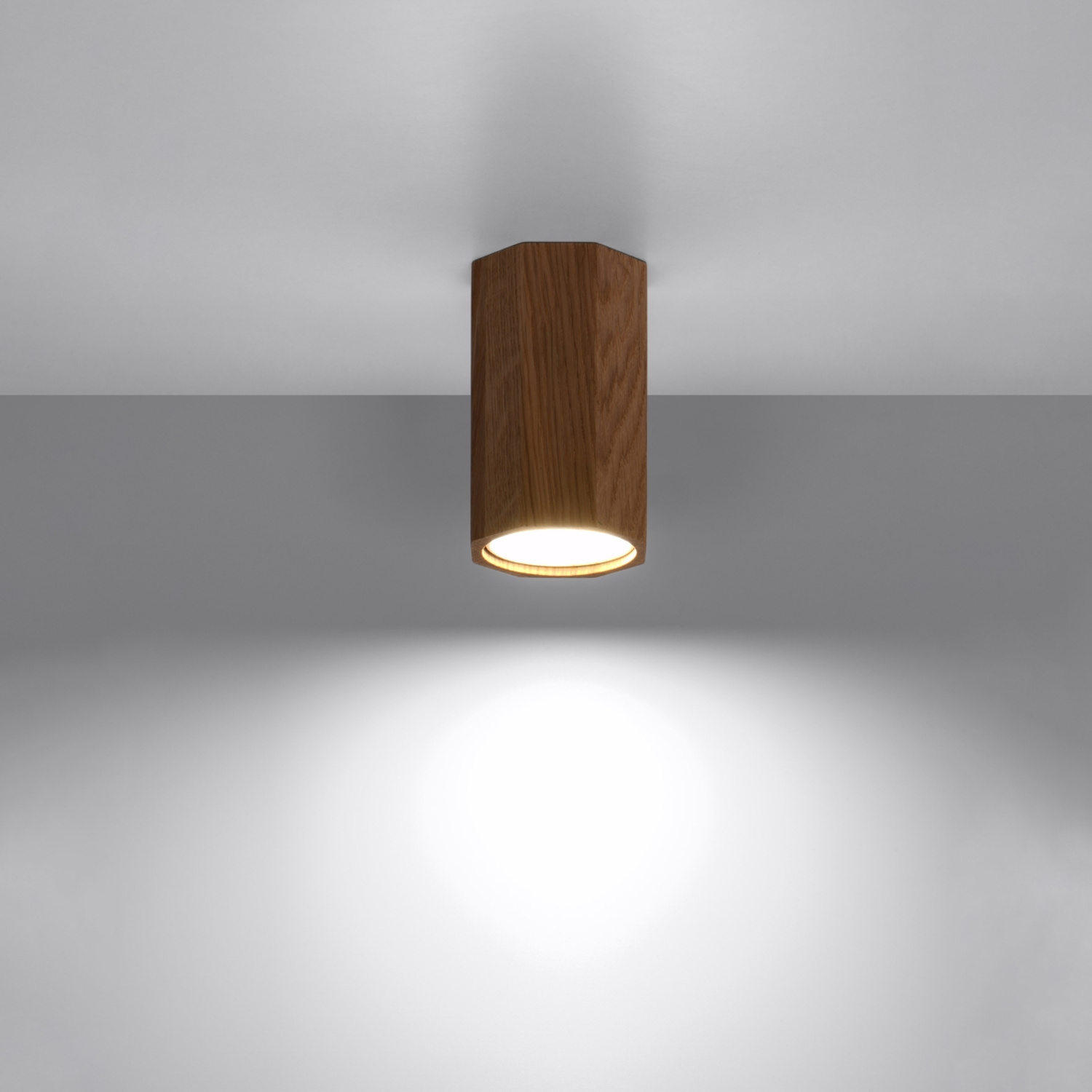 Laevalgusti ZEKE 10 tammepuust laelamp - Pilt 4