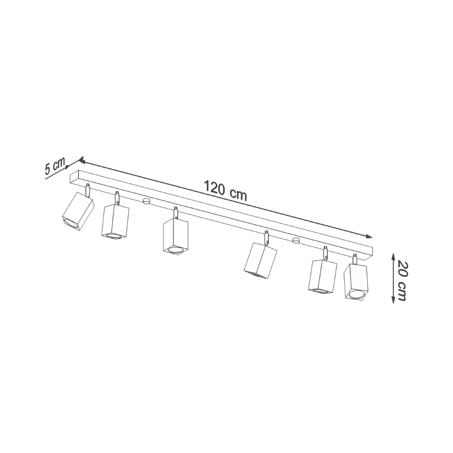 Laevalgusti KEKE 6 tammepuust laelamp - Pilt 5