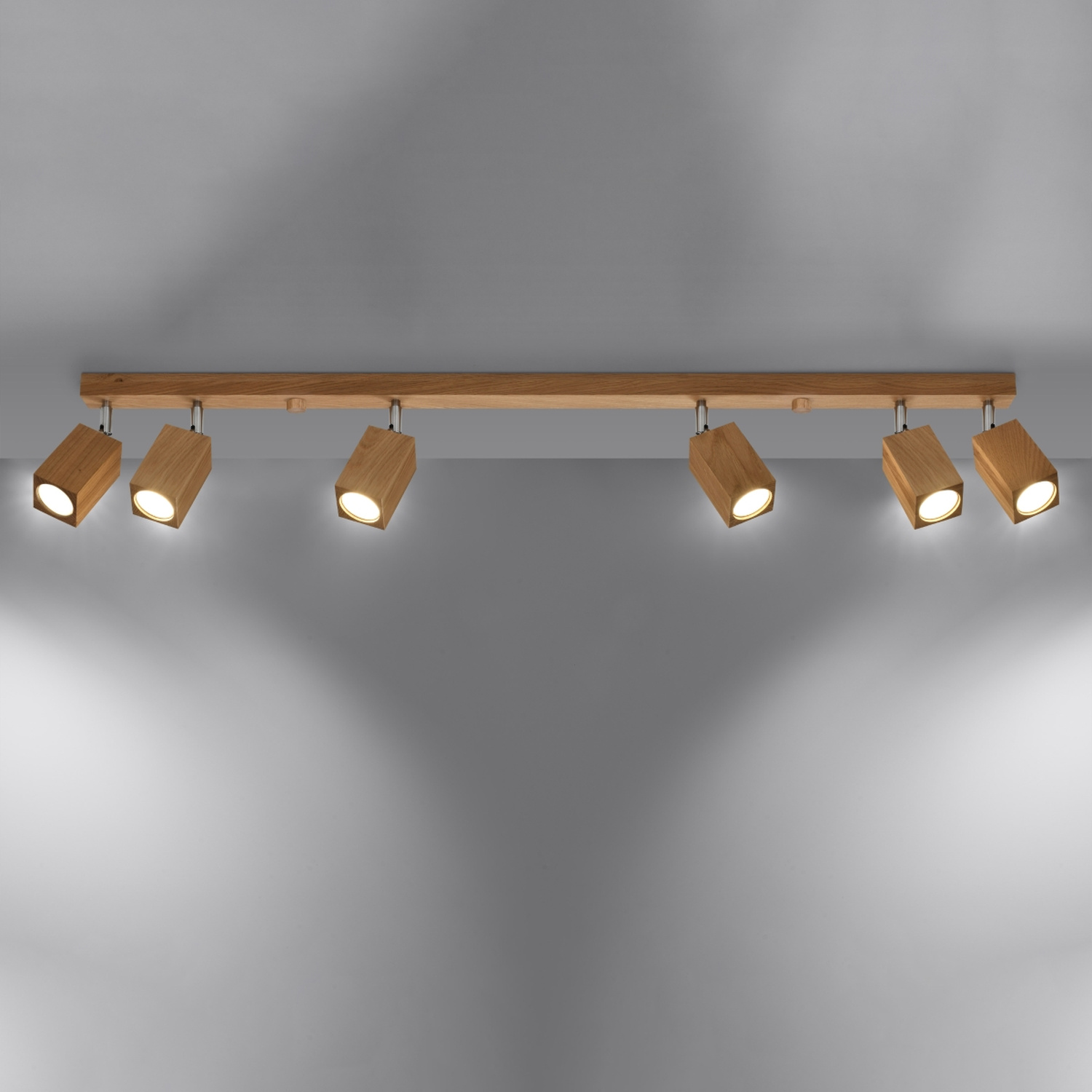 Laevalgusti KEKE 6 tammepuust laelamp - Pilt 4