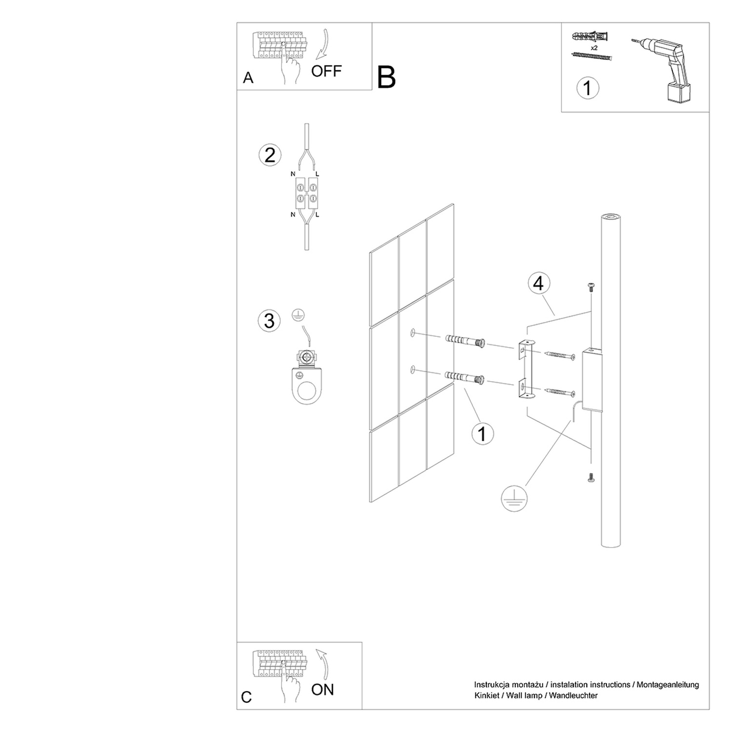 Seinalamp PASTELO 2 valge - Pilt 7