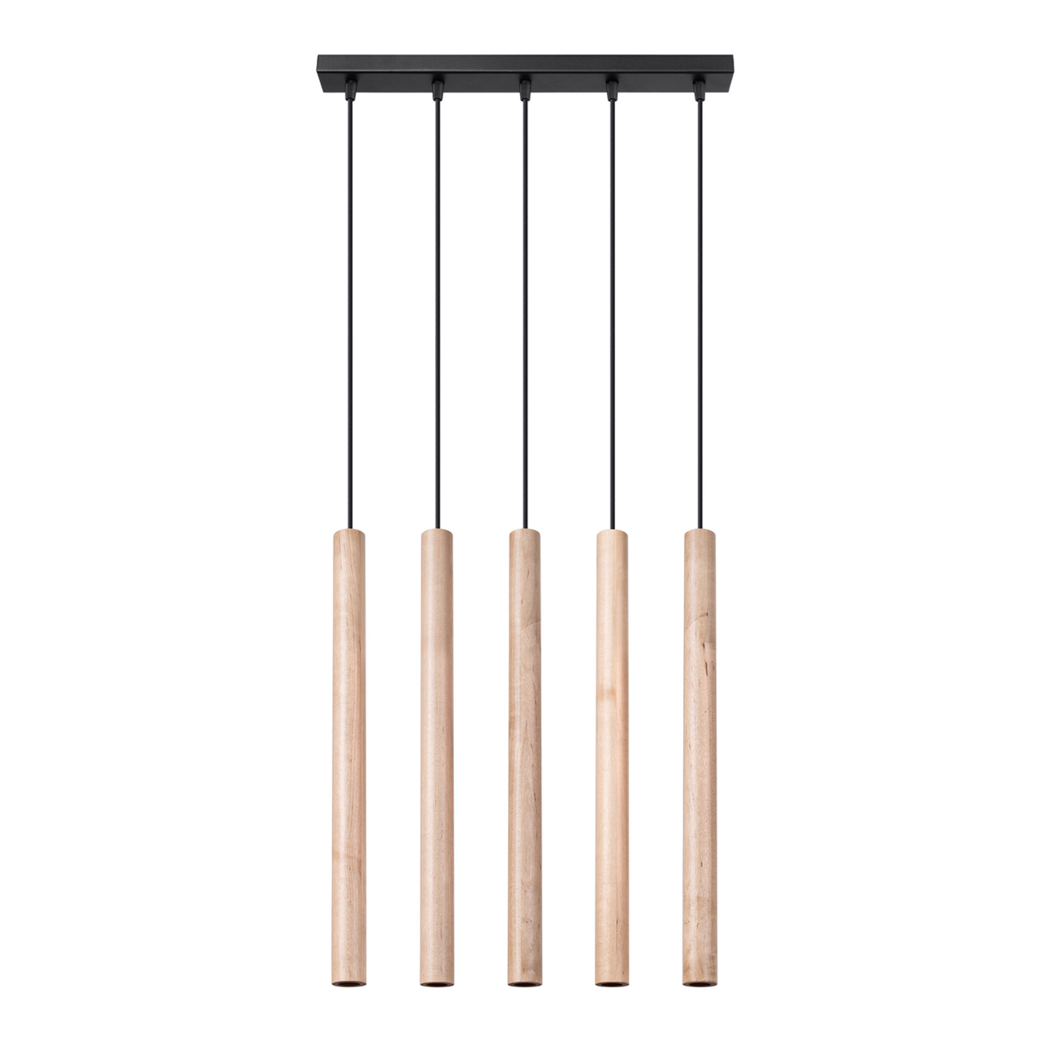 Rippvalgusti PASTELO 5L puidust - Pilt 1