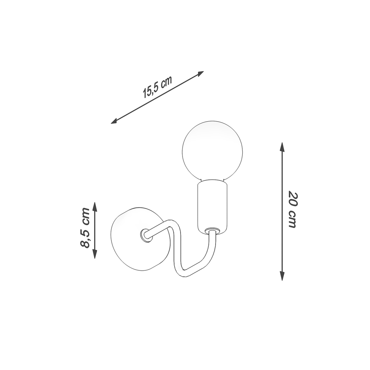 Seinalamp VECTOR must - Pilt 7