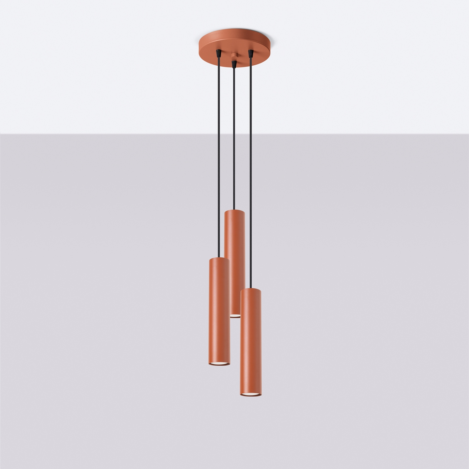 Rippvalgusti LAGOS 3P punane ooker - Pilt 3