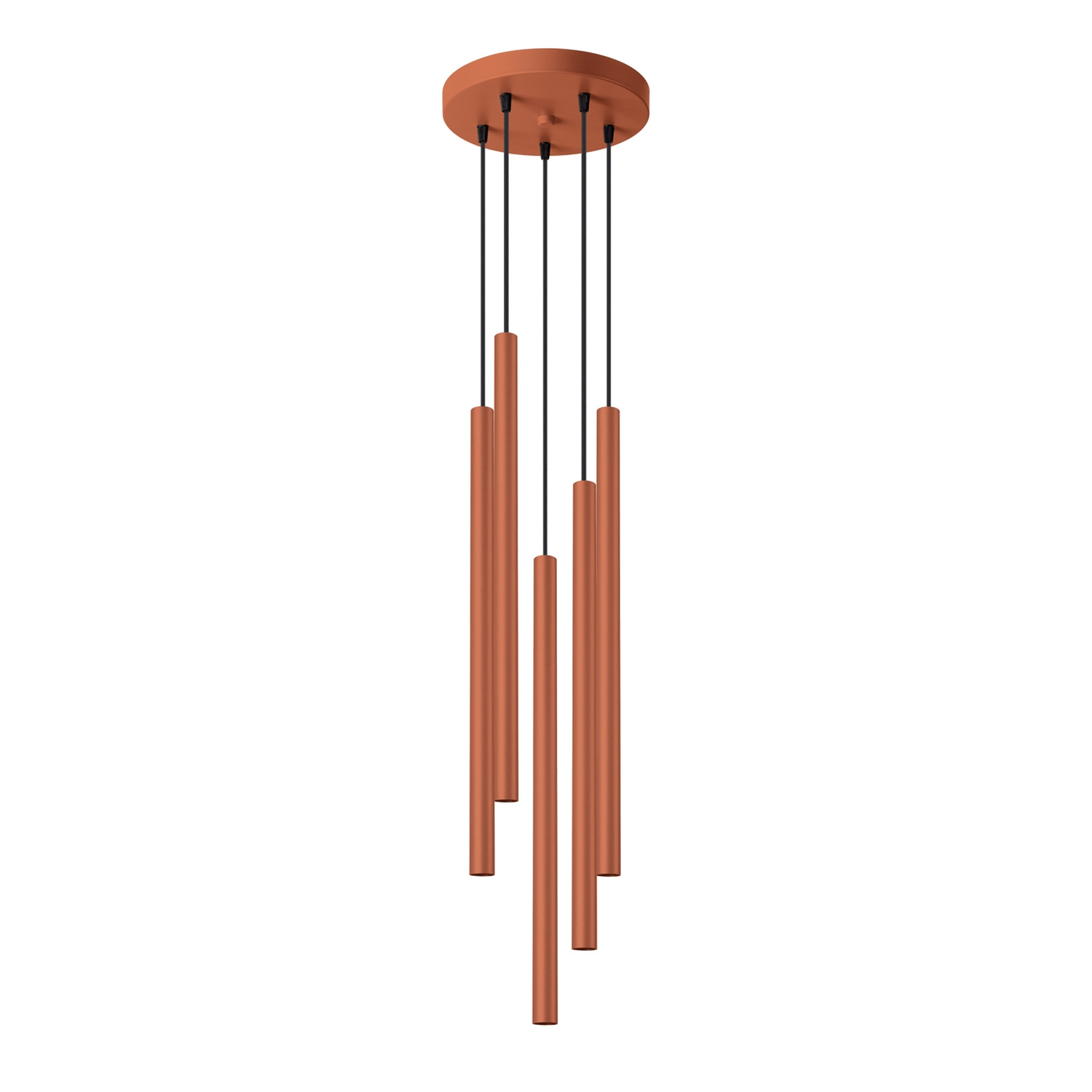 Rippvalgusti PASTELO 5P punane ookerpunane - Pilt 1