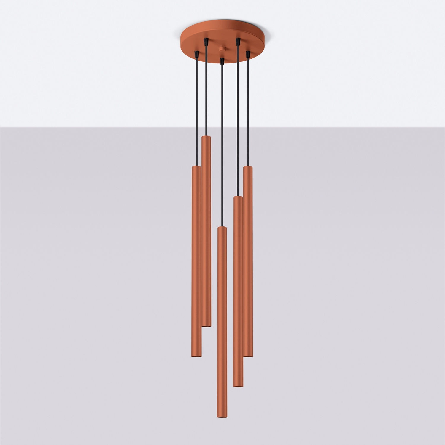 Rippvalgusti PASTELO 5P punane ookerpunane - Pilt 3
