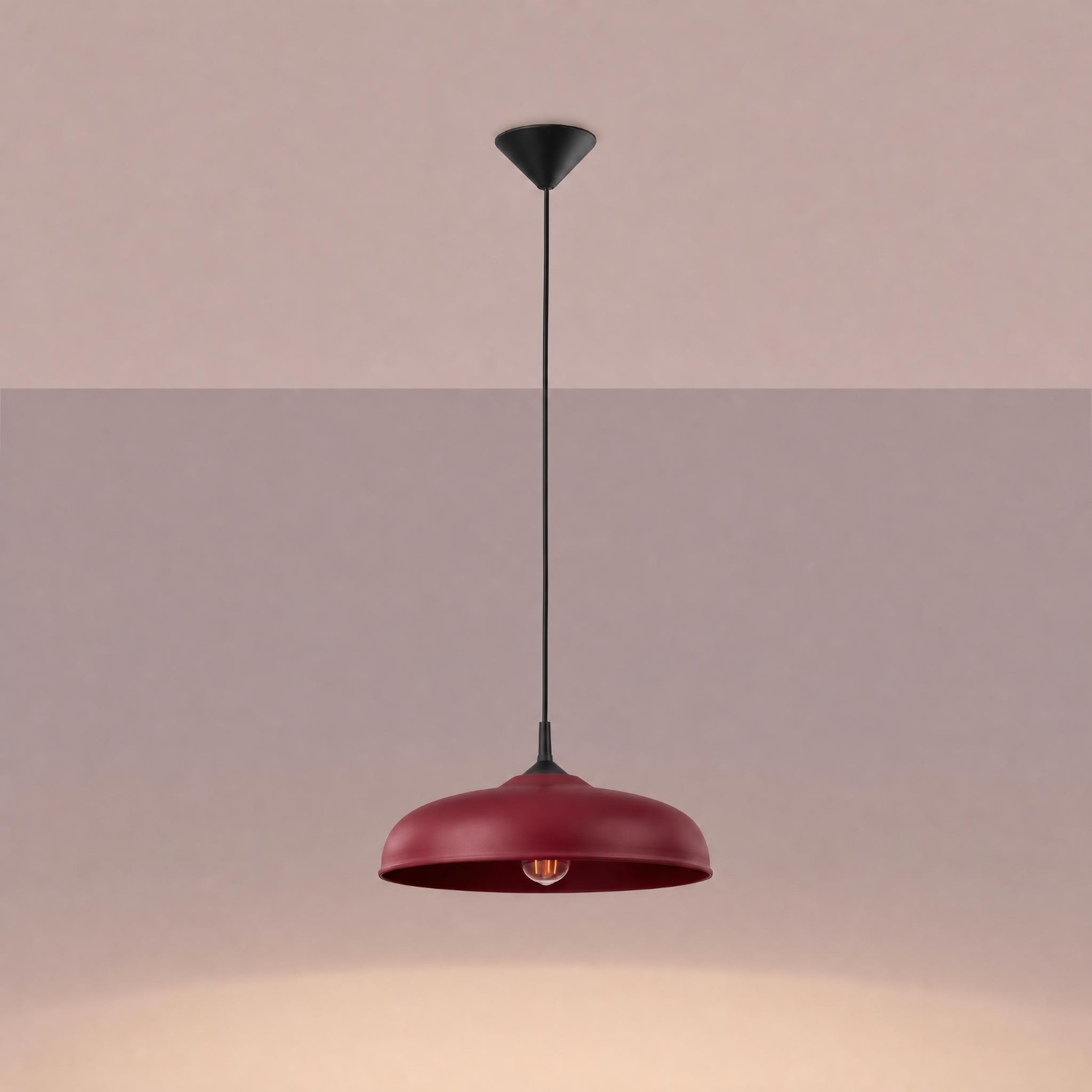 Rippvalgusti GINA burgundia - Pilt 4
