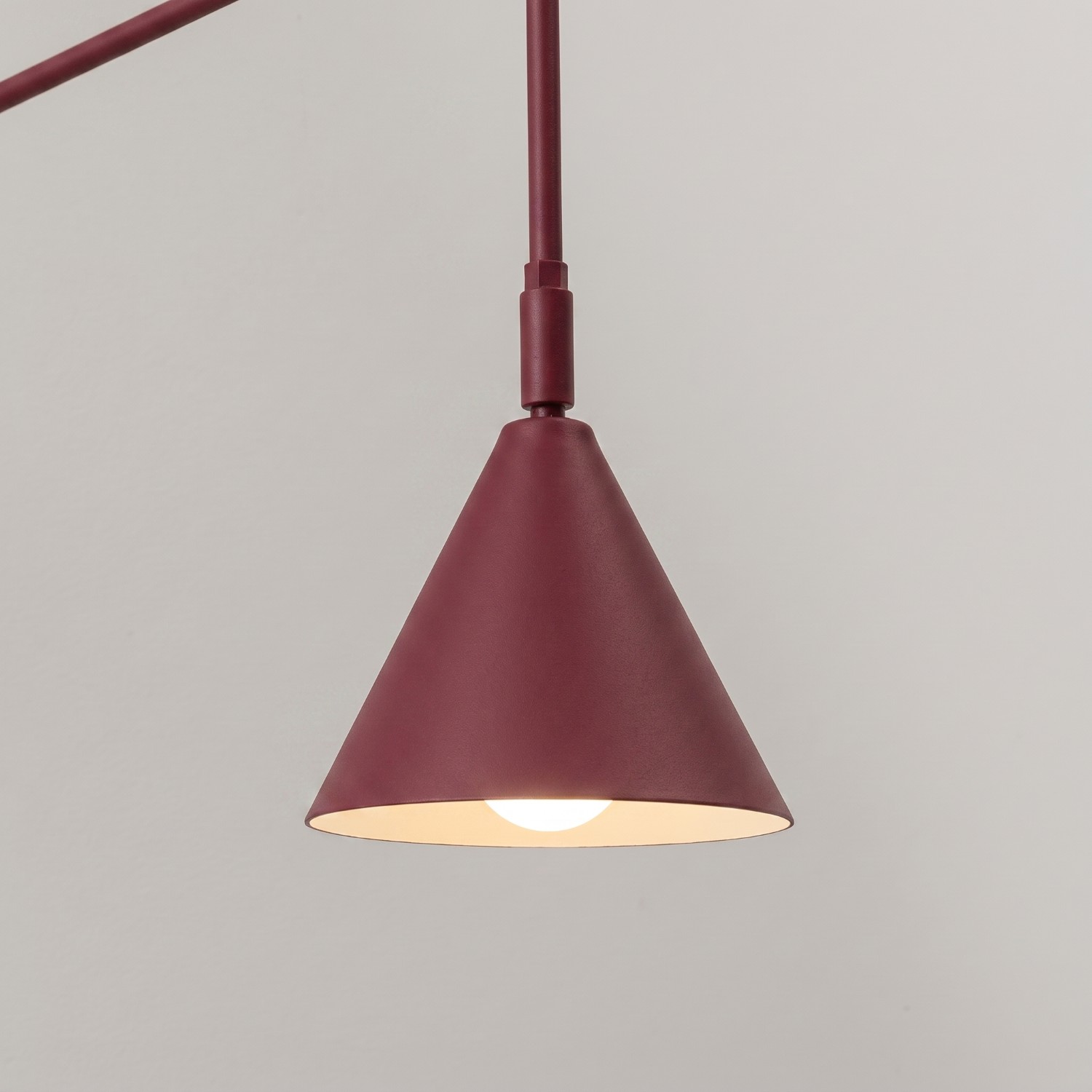 Seinavalgusti NOX 1 burgundia lülitiga - Pilt 5