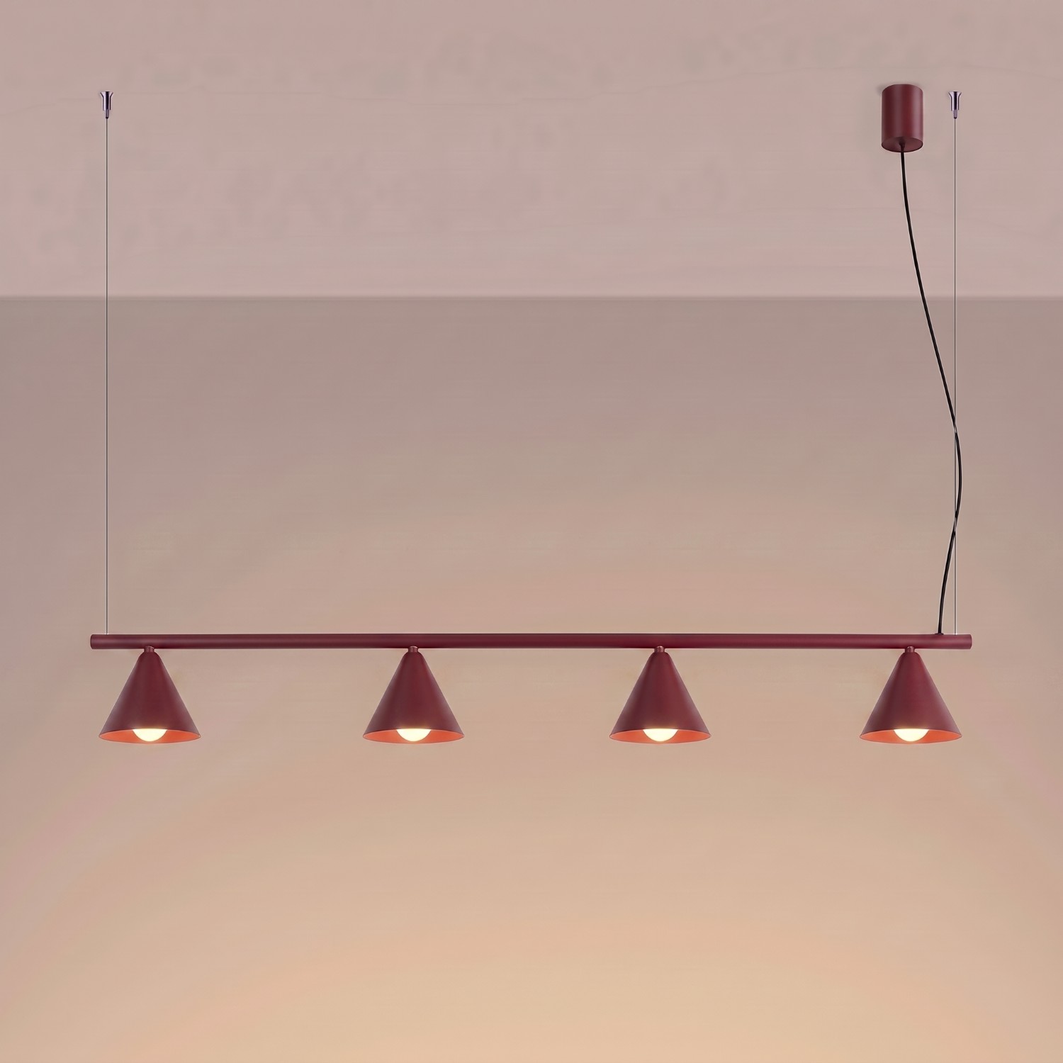 Lühter NOX 4L burgundia - Pilt 4