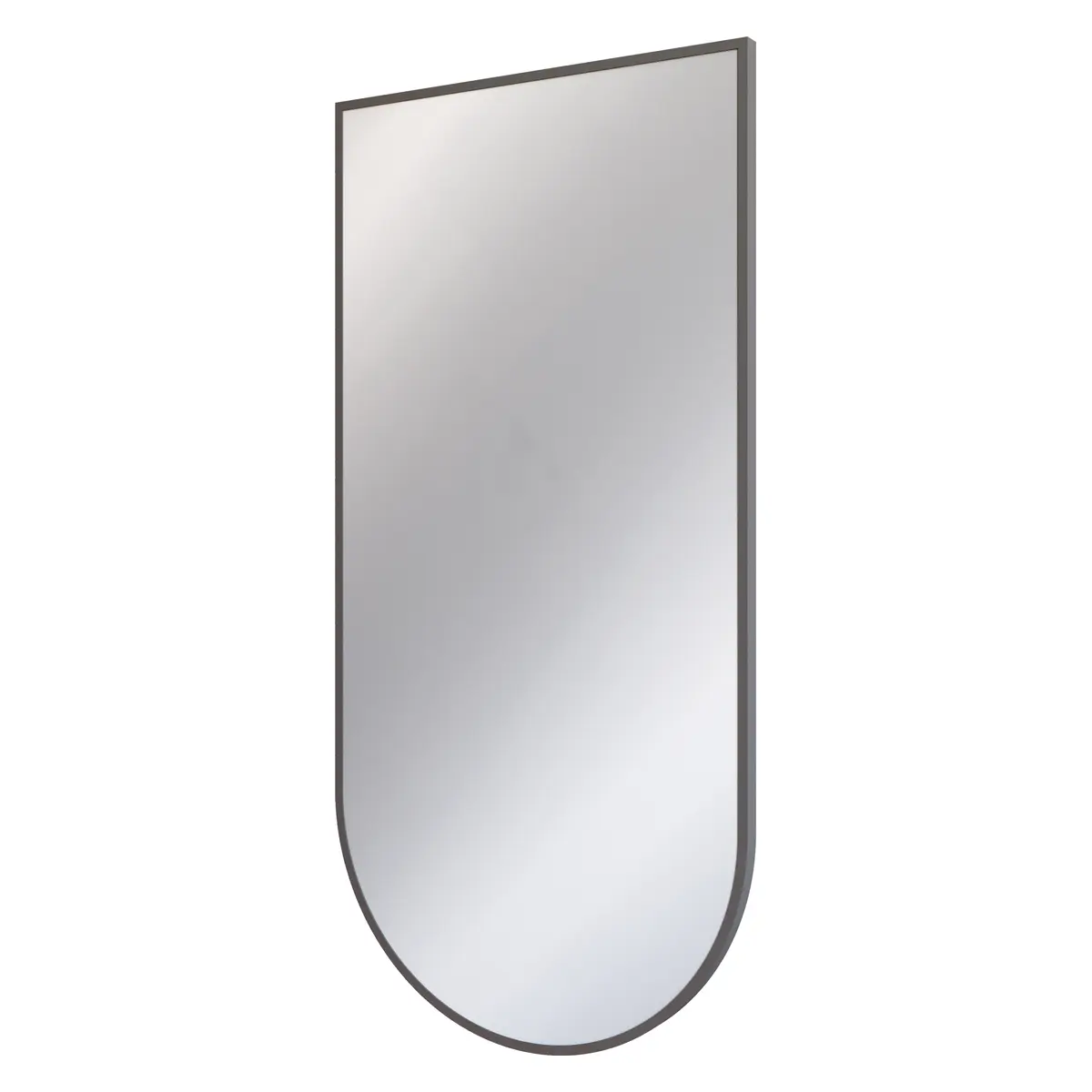 Asümmeetriline vannitoapeegel Deante Silia 500x1000 mm, titaanviimistlusega raam