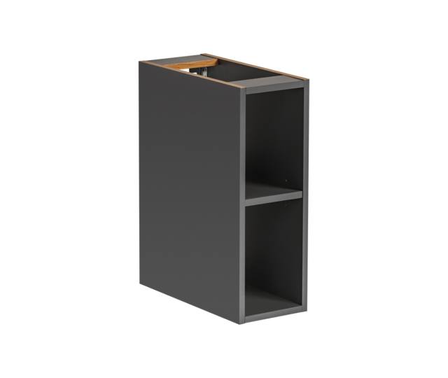 Avatud riiul Comad Monako Grey Oak 20 cm, Diamond hall