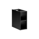 Avatud riiul Comad Santa Fe Black 20 cm, matt must