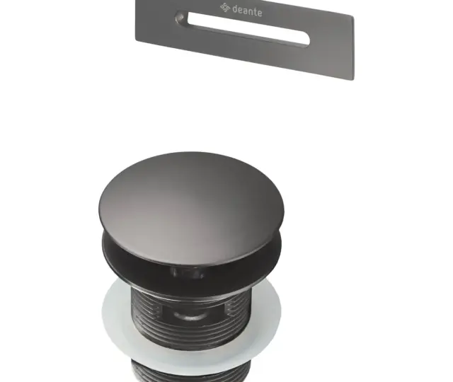 Click-Clack äravoolu- ja ülevoolukomplekt vannile Deante, titaan