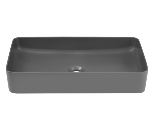 Tööpinnapealne valamu Comad Slim 60 61 × 34 cm, matt hall