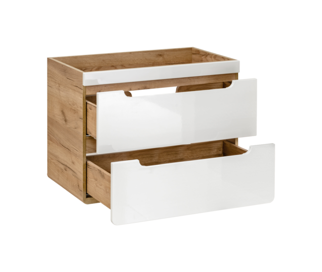 Valamukapp Comad ARUBA WHITE 60 cm, Craft-tamm ja läikiv valge